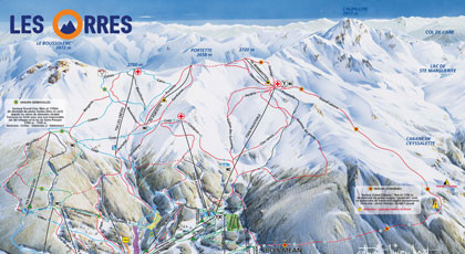 Les-Orres plan-des-pistes ski-2015