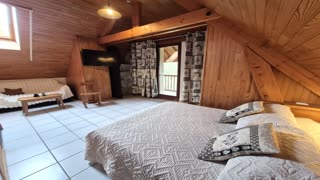 Lagopède grande chambre étage chalet
