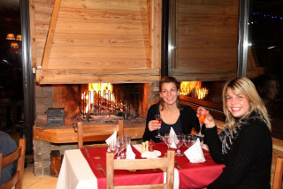 restaurant lou cuguilloun cheminee