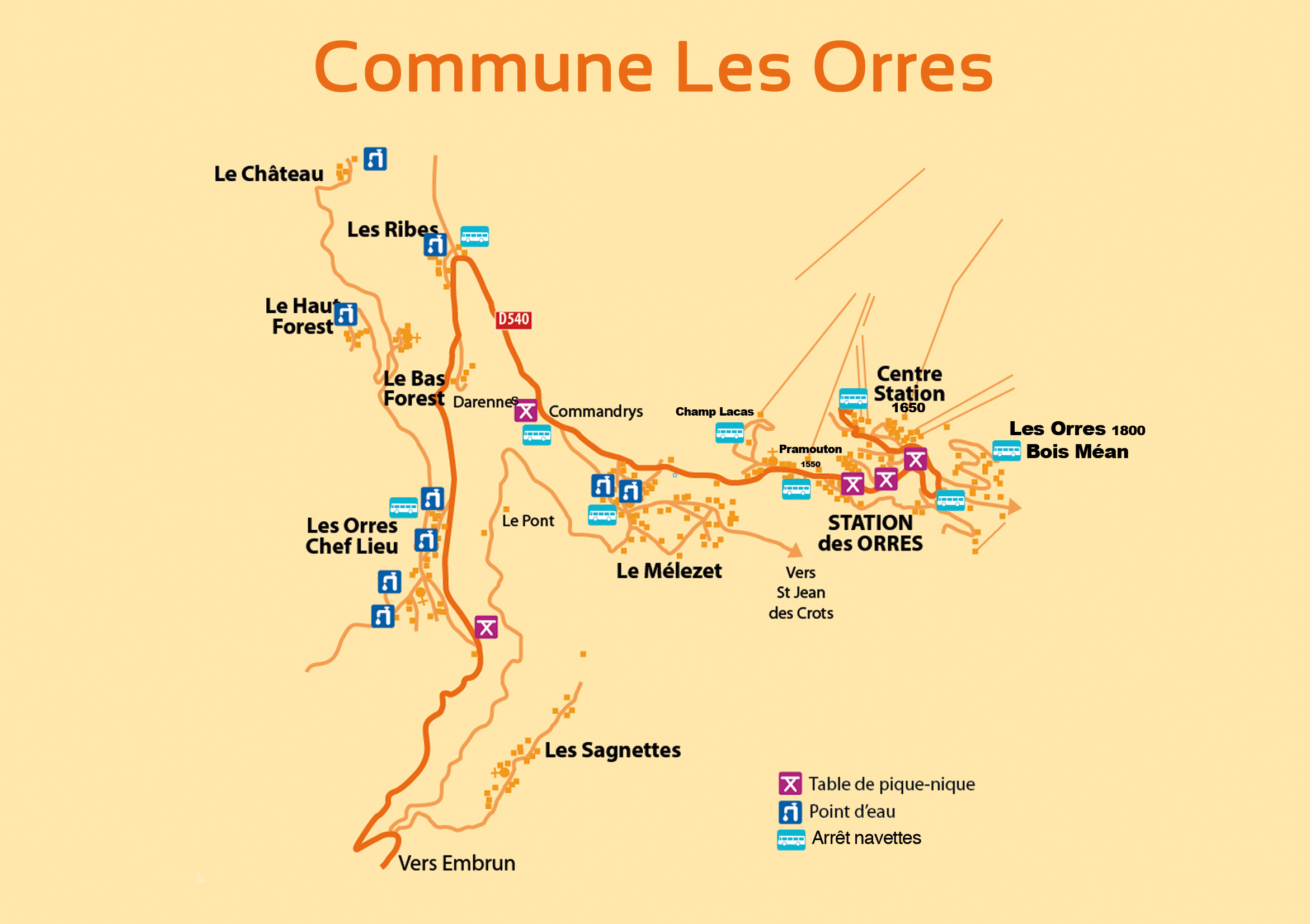 Commune-des-Orres Hautes-Alpes