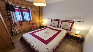 Sereïs lit double location appartement lesorres