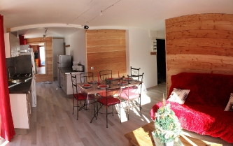 Les Orres, Chalet Philou : studio rez de montagne_3