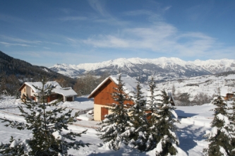 Les Orres, les chalets : l'hiver à la montagne_10