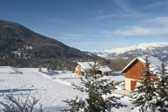 Les Orres, les chalets : l'hiver à la montagne_5